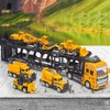 Construction Vehicles, 6 Mini Car Set, 1 Storage, Car Toy,