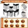 ZMCINER 11 PCS Pumpkin Carving Kit Heavy Duty Stainless Steel