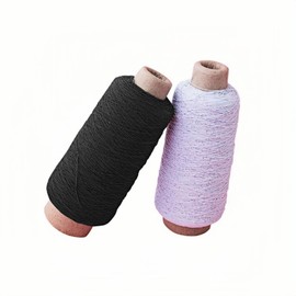 Elastic Thread Sewing,30m Each – Durable Stretchy Thread for Sewing,Sewing Machine Knitting Clothes Jewelly Making(Black＋White)