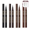 [1+1] Edge Holic Waterproof Brush Liquid Eyeliner 4color 01 Black / [1+1] 엣지홀릭 워터프루프 브러쉬 리퀴드 아이라이너 4color 01 블랙