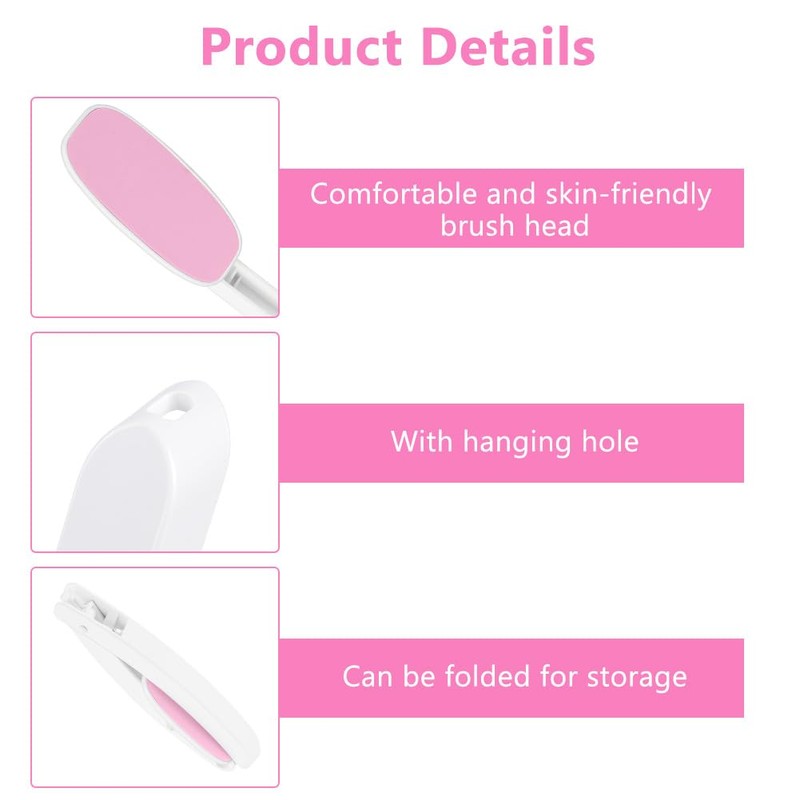 LOPHE Lotion Applicator for Back, Foldable Back Cream Applicator, Detachable