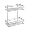 Wenko Premium 20410100 Wall-Mounted Shelving unit with 2 Shelves Stainless