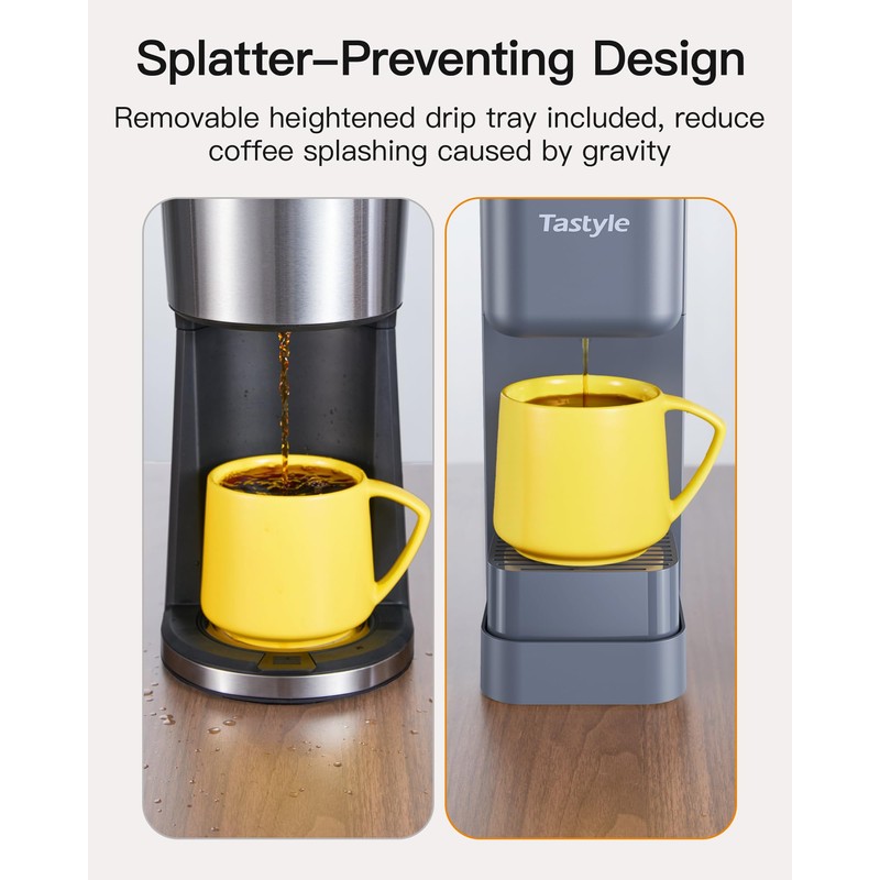 Tastyle Single Serve Hot & Iced Coffee Maker with Strong