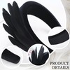 Zinniday Women's 1920s Feather Headband - Black Goose Feather Fascinators