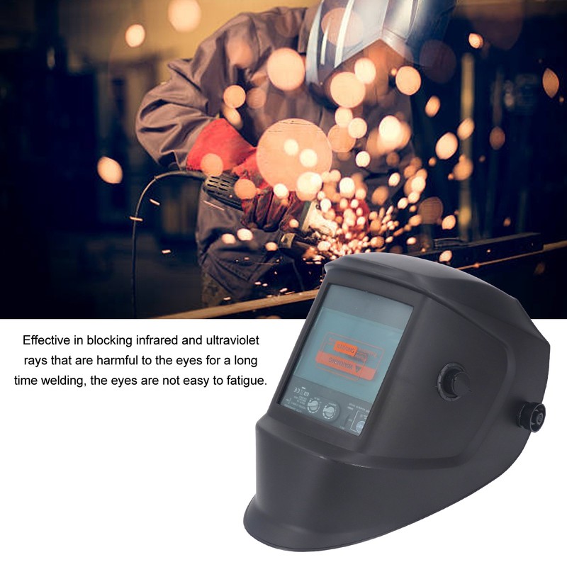 Welding Helmet 100x67mm Large View Screen 4 Sensors Externally Adjustable