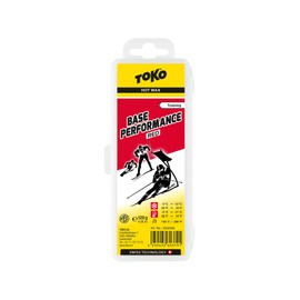 TOKO 5502036 Base Wax for Skiing, Snowboarding, Hot Wax, Base Performance Red (Snow Temperature: -4°C to -12°C/Temperature: -2°C to -11°C), 4.2 oz (120 g)