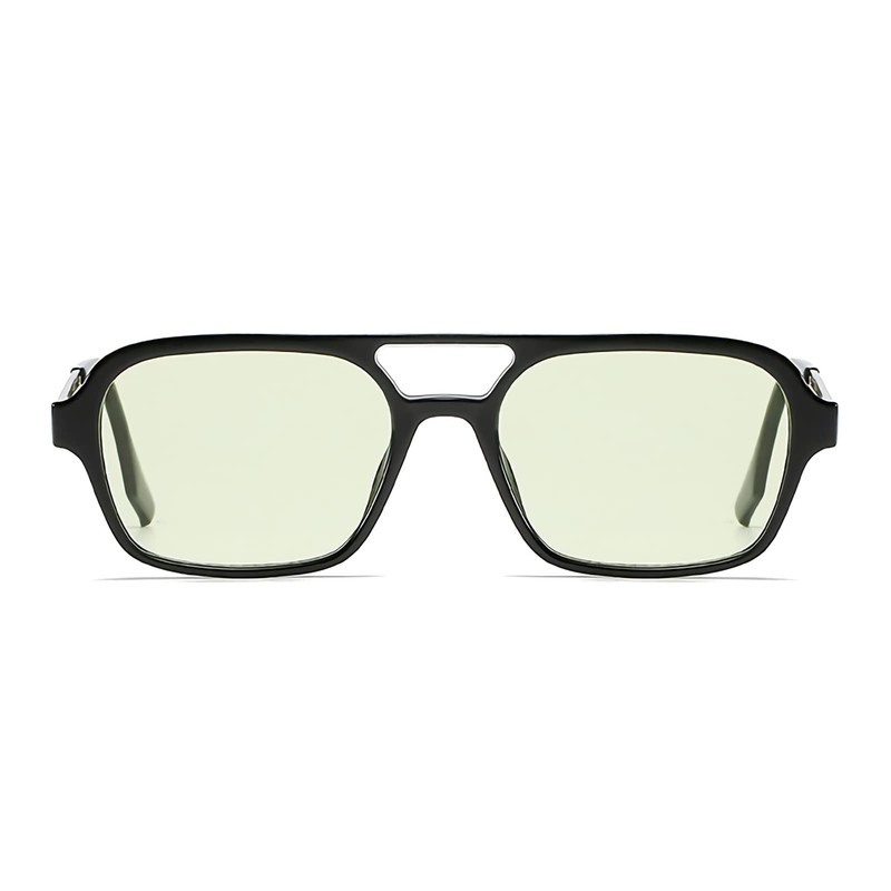 OSAGAMA Vintage Square Sunglasses for Women Men 70s Small Glasses