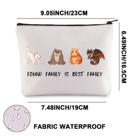 JNIAP BG3 Animal Makeup Bag Owlbear Scratch Tara Boo Gift Found Family Is Best Family Owlbear & Scratch Makeup Bag, FOUND mb, Fit