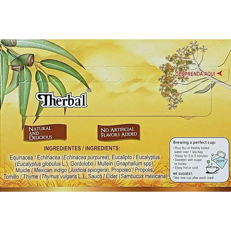Therbal TE DE ABANGO TEA con PROPOLIS ECHINACEA 25 Bags