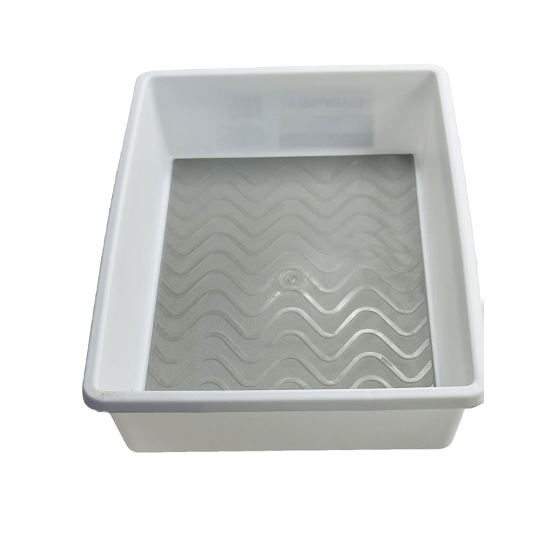 Greenbrier Essentials White Drawer Organizers with Grip Bottoms 9.75 X