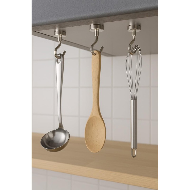 Neodymium Magnetic Hooks (Pack of 6) - 20 mm -
