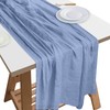 Cheesecloth Table Runner, Sage Green Cheesecloth Table Runner Rustic Gauze
