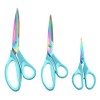 HIGHROCK Premium Tailor Scissors Titanium Soft Grip Sewing Scissors Set