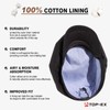 L/XL 100% Linen Big Extra Large Heads Men's 8 Panel