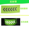 BOJIDO Reflective Cycling Bands, Running, Set of 2, Fluorescent Green,