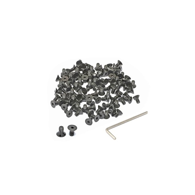 iexcell 100 Pcs #8-32 x 5/16" Alloy Steel 10.9 Grade