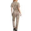 WORK IDEA Women's Short Sleeve Coverall Lightweight Snap-Front Cotton Work