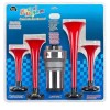N/A PIO-PIO MUSICAL AIR HORN KIT 4 Trumpets 12v Compressor