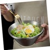 Alipis Stainless Steel Smoothie Dessert Bowl Serving Bowl for Salads