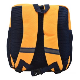 Lluvia Mochila Robot Naranja Porta Credencial Azul Mini Backpack Estampado Ll23kbm012 Lluvia