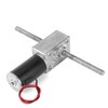 24V Double Shaft Metal Gearbox Turbo Worm Speed Reduction Gear