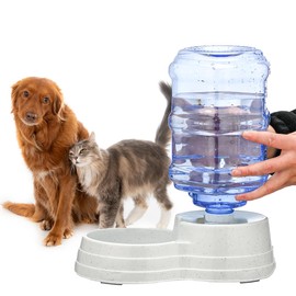 Automatic 6L Large Capacity Dog and Cat Water Dispenser Station,Pet Water Feeder Dispenser,Animal Automatic Gravity Water Drinking Fountain Bottle for Small to Large Dogs and Cats