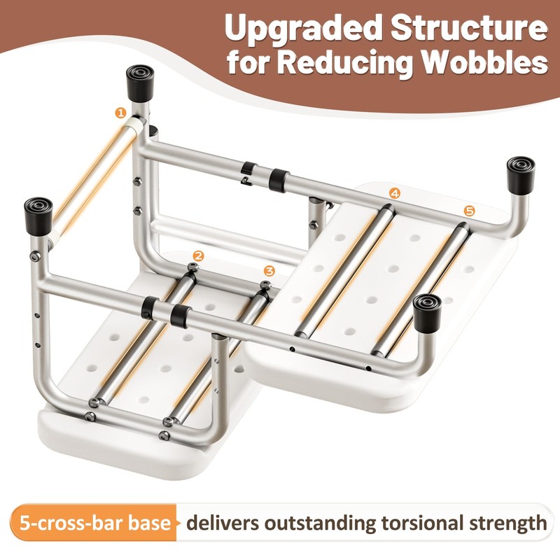 Bed Steps for High Beds for Adults, Heavy Duty Step