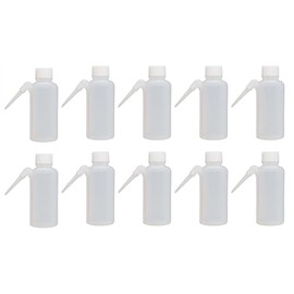 GSC International WB125-10 Wash Bottle, Graduated, 125ml, Pack of 10