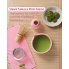 ZENS Matcha Set Pink, Japanese Matcha Tea Ceremony Kit, 6pcs
