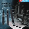 DKIBBITH 13-Piece Deburring Tool Set with 2 Countersinks & 11