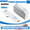 Digital Thermometer Probe Covers, 200 Pcs Disposable Thermometer Covers, Universal
