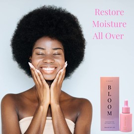 Bloom | 100% All Natural Vegan Intimate Oil | Hydrates Feminine Dryness, Burning, Itching, Irritation, Ingrown Hairs & Odor | 30ml (Fragrance Free)