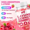 L-Lysine 1000mg Gummies for Immune Support & Skin Health -