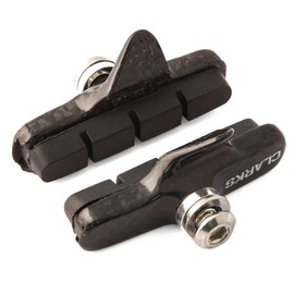 Clarks Cycle Systems Road Elite Lightweight Carbon Fibre Carrier Interchangeable Brake Pads, Compatible with Campagnolo Record, Black, 55mm