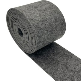 aufodara Felt Roll 14 cm x 500 cm Felt Fabric 3 mm Thick Polyester Felt for DIY Storage Bag Felt Underlay Patchwork Sewing Crafts Decoration (Dark Grey)