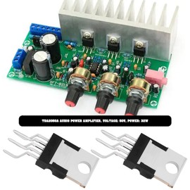 eMagTech Pack of 10pcs TDA2050 TDA2050A Hi-Fi Audio Power Amplifier Short Circuit Protection for Audio Class AB Audio Amplifier, 32W, 5 Pin