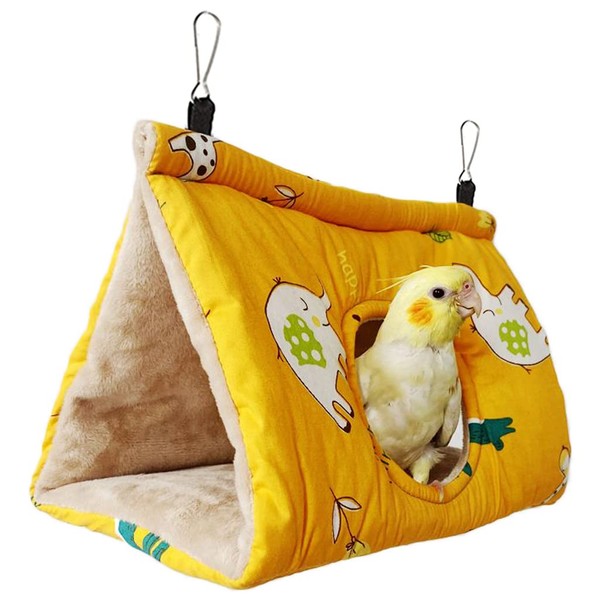 Xungieto Warm Bird Nest House for Cages, Hanging Bird Bed