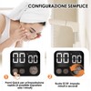 Timer Cucina Timer Digitale, Timer da Cucina Magnetico con Ampio
