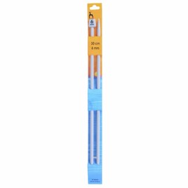 Pony - Single Ended Classic Knitting Needles - 30cm x 6.00mm