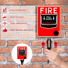 10 Pcs Call Point Test Key Set - Fire Alarm Test Key, Fire Call Point Key, Emergency Door Release Key - Universal Compatibility and Fireproof Material(White+Black)