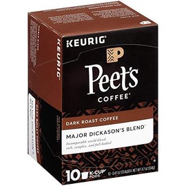 Peet's Coffee Major Dickason Blend Single Cup Coffee for Keurig K-Cup Brewers 120 count ,Peet-sh4f