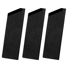 XYJ 3pcs/set Safety Knife Sheath Sleeves,Universal Knife Edge Guards For 6'' Kitchen Knife,Black ABS Knife Cover Case,Blade Guard Protectors,Chef Knives Covers or Sleeve(Knives Not Included)