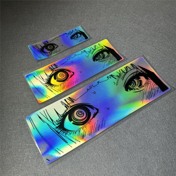 Horayten Japanese Anime Girl Peeker Car Stickers Peeping Eyes Motor