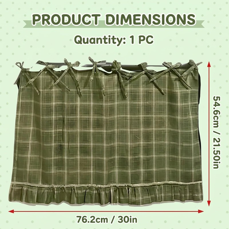 Oven Skirt, Oven Skirt Curtain for Door, Kitchen Decorative Cabinet
