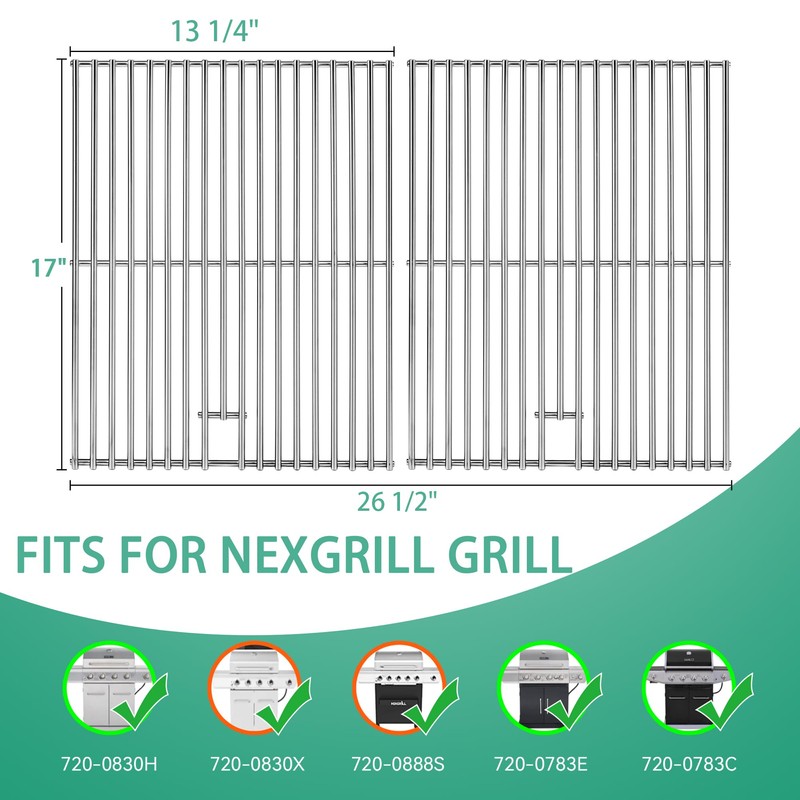 13 x 17 Grill Grate for Nexgrill 4 Burner 720-0830H
