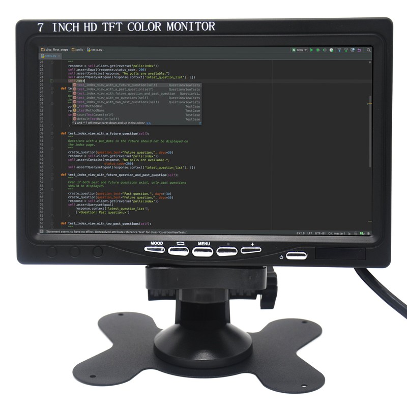 Pardarsey 7 Inch Monitor HDMI 1024 x 600 HD TFT