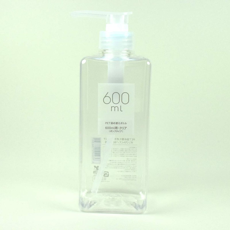 Cainz PET Refill Push Type Pump Soap Dispenser (600 ml,