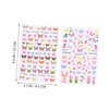 8 Sheets Women Nail Stickers Stickers Waterproof Stickers Nail Stickers