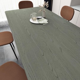 Wallercity Vintage Green Wood Peel and Stick Countertops Waterproof Faux Wood Wallpaper Self Adhesive Wooden Contact Paper Easy to Clean Green Contact Paper for Cabinets Table Kitchen 15.8''x78.7''