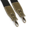 MegaGear Canvas & Genuine Leather Adjustable Shoulder or Neck Strap